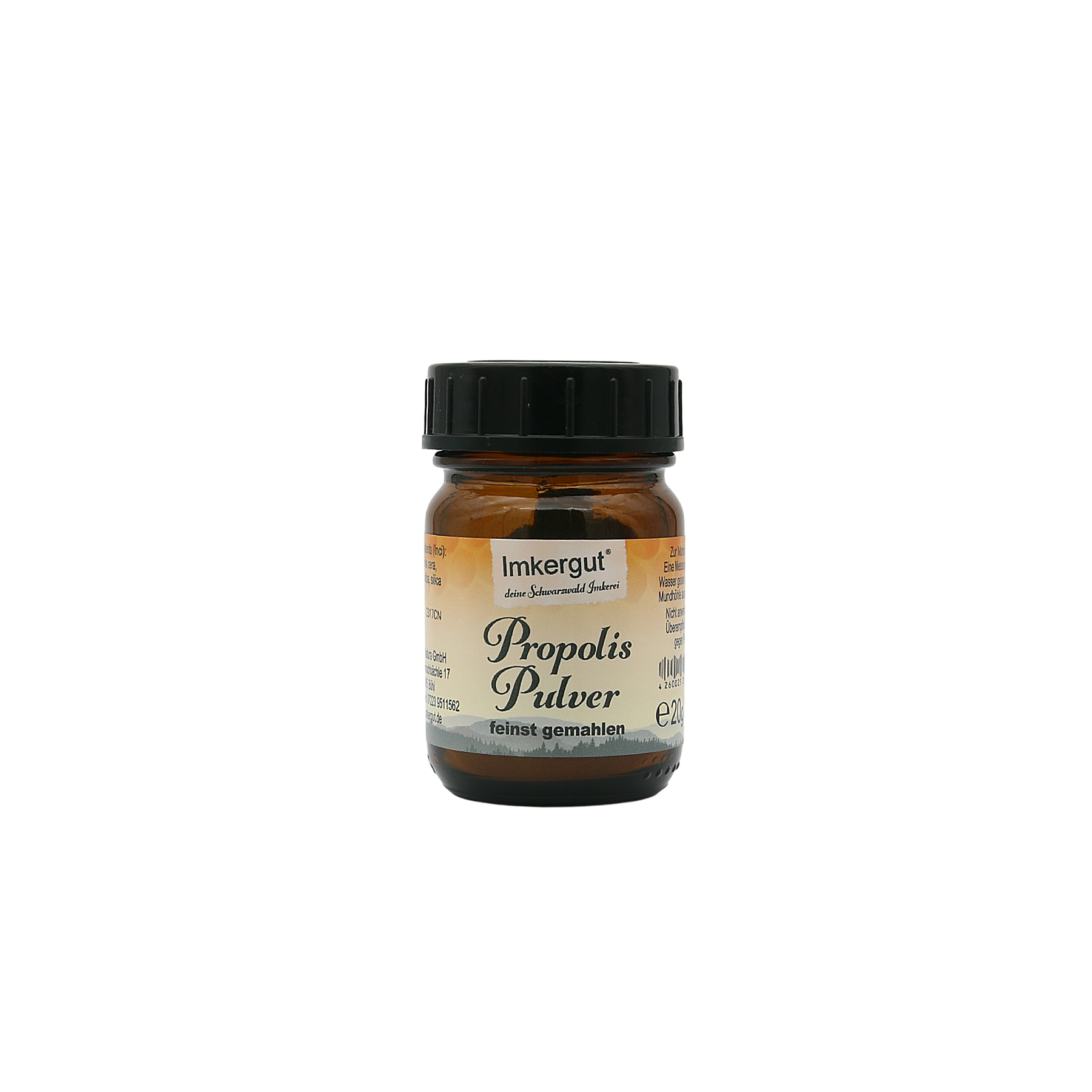 Propolis Pulver Vorderseite 